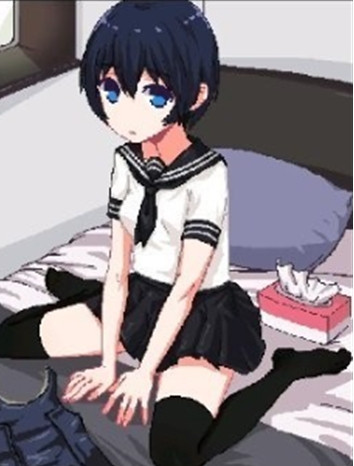 和妹妹两个人看家