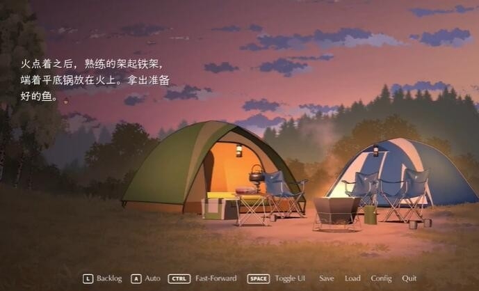 我和朋友陪妈妈去露营