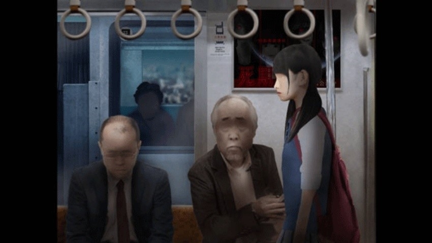 翌日幽暗中的并行奠车